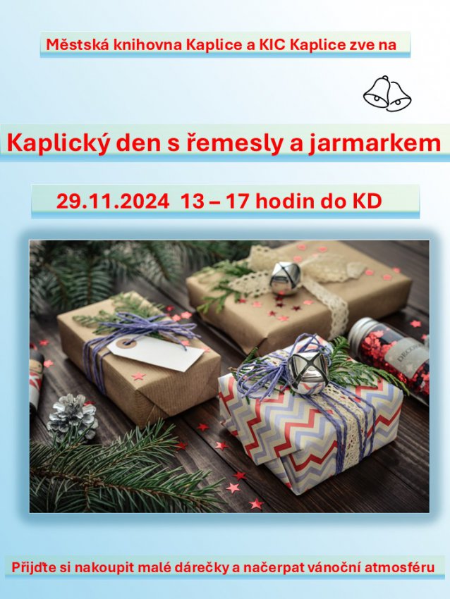 Kaplický den s řemesly a jarmarkem